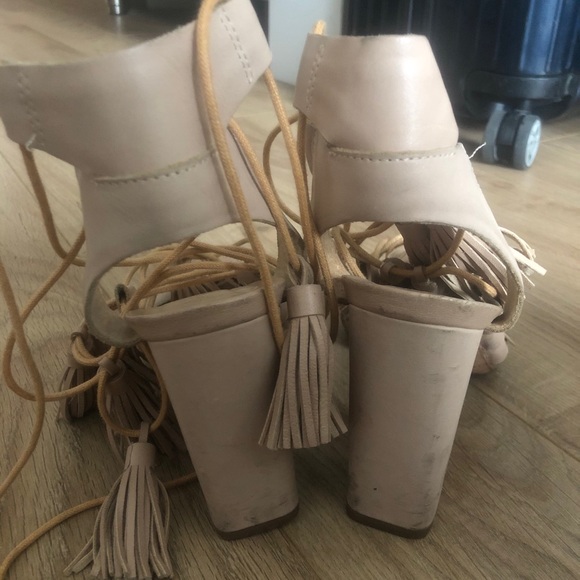 Loeffler Randall nudes sandals size 6 - Picture 6 of 9